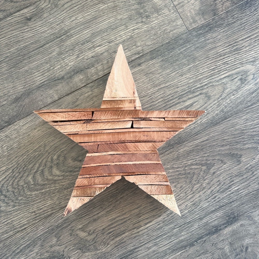 Wooden Star Decoration